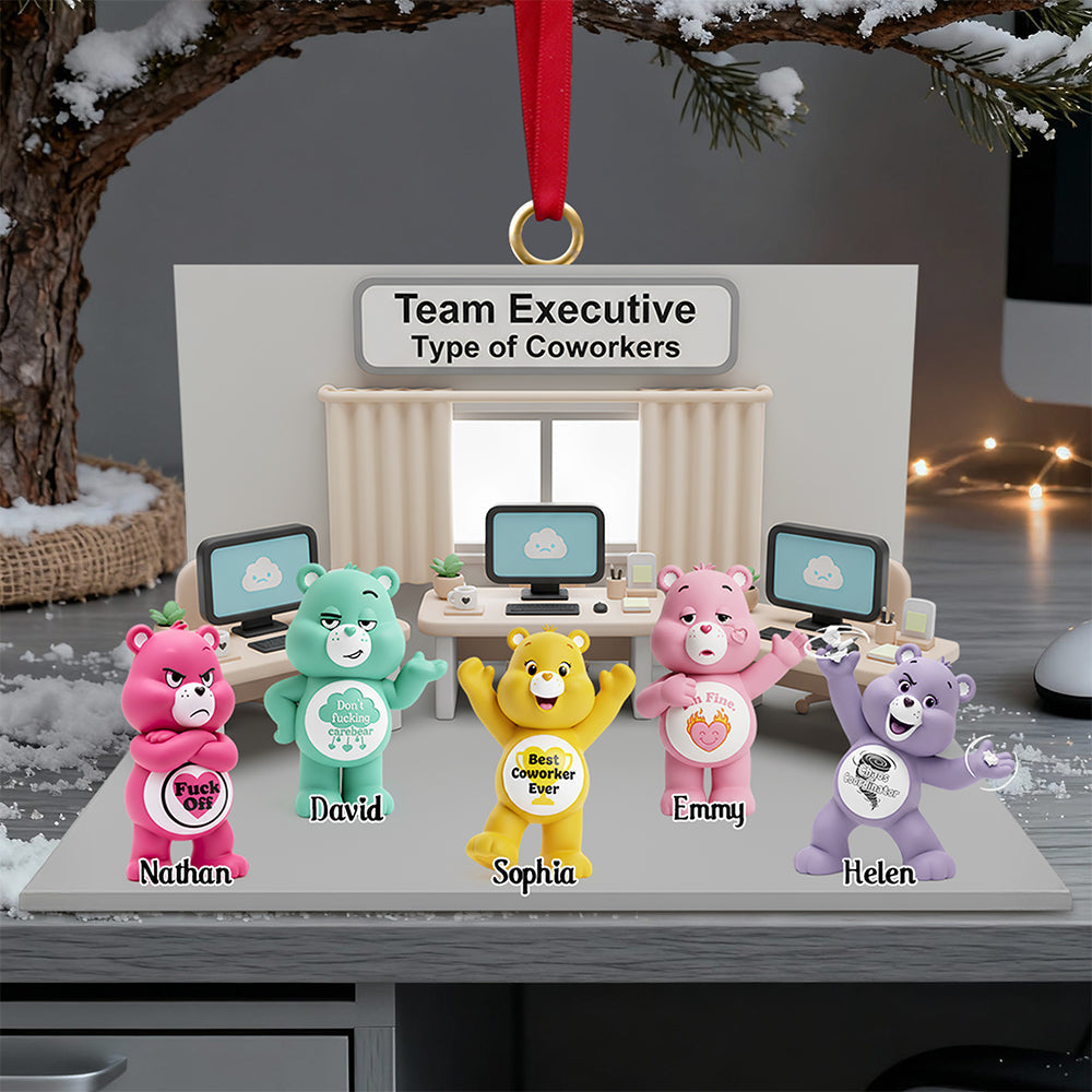 Executive Team Coworker Ornament Personalized Christmas Gifts 03KIDT211125