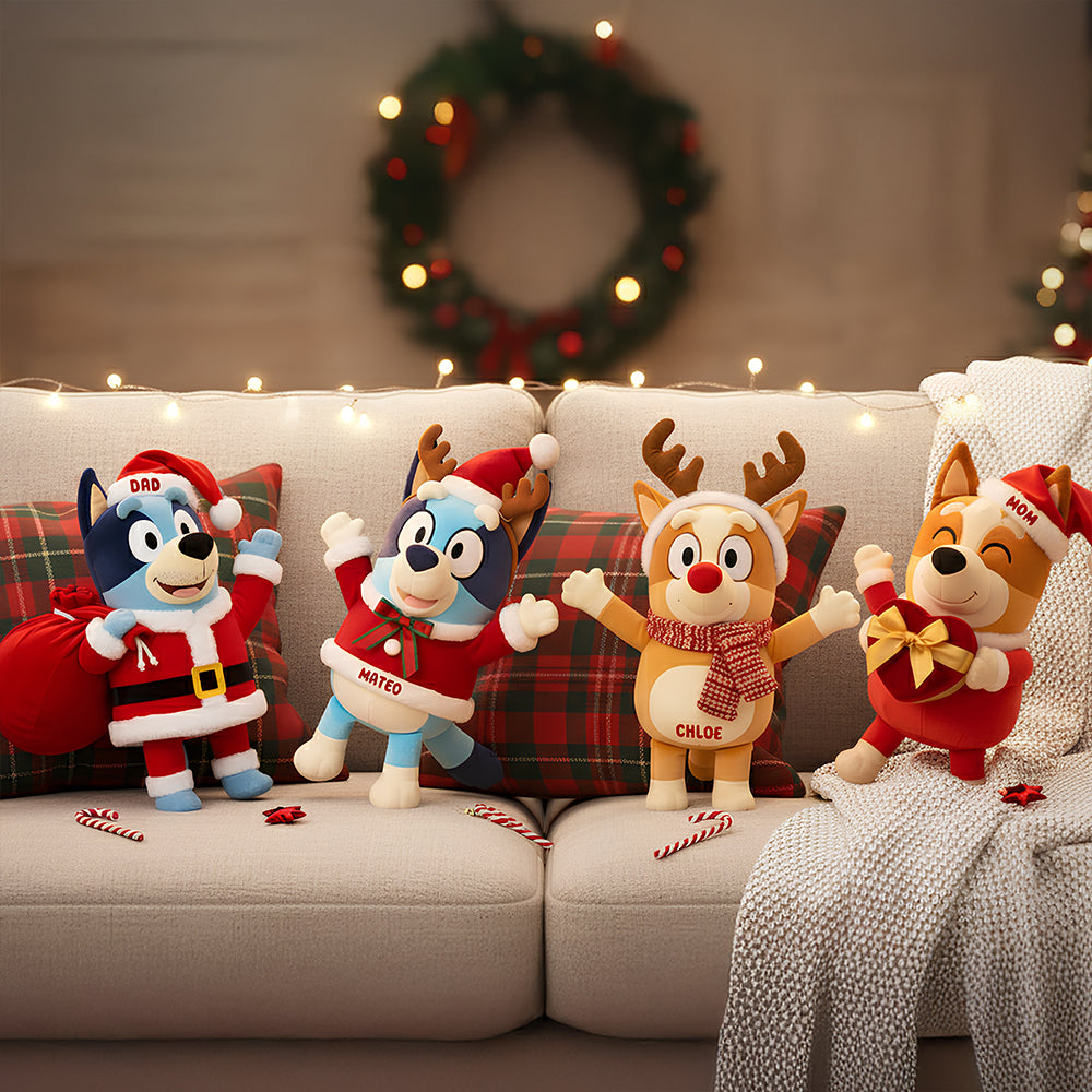 Happy Santa Christmas Pillow Personalized Gifts 06PADT101125