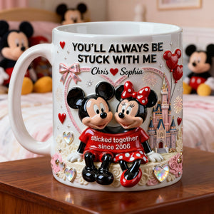 Cute Couple In Shirt Coffee Mug, Personalized Gifts For Couple 02qhlu210126