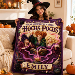 Witch Lover Blanket - Personalized Gifts For Halloween Blanket 02HADT140826