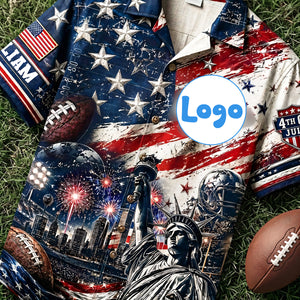 Proud American Hawaiian Shirt - Personalized Gifts For Sport Lovers 04pata090626