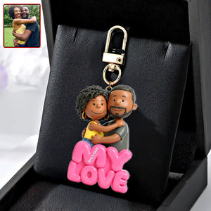 Together Forever Keychain - Custom Photo Gifts For Couple Keychain 05HUQN020226-Homacus