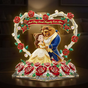 Dancing Couple Custom Shape Acrylic Light Box - Personalized Gifts For Couple 02pata261125