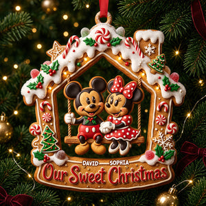 Couple Gingerbread Christmas Ornament - Personalized Gifts For Couple 08pgdt261026