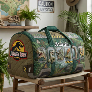 Adventure Quilted Duffle Bag – Personalized Gifts For Dinosaur Lovers 03namg190126