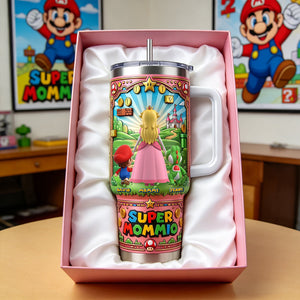 Mom & Her Mini Adventure Squad 40oz Tumbler - Personalized Gifts For Mom 03NATN120326