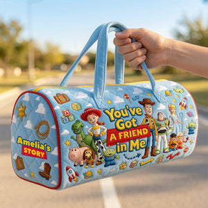 You Have Got A Friend In Me Quilted Duffle Bag - Personalized Gifts 02nadt250626