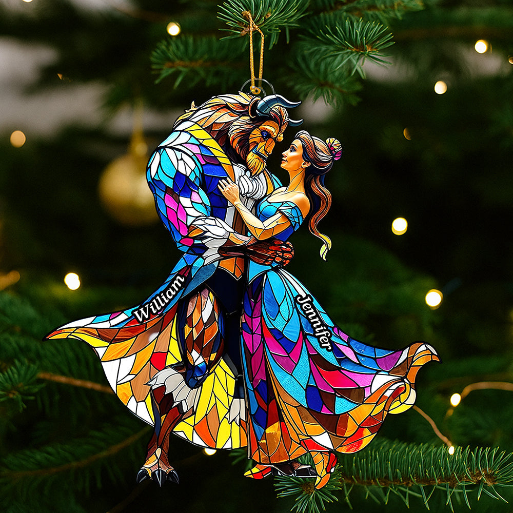 Fairy Tale Couple Christmas Ornament - Personalized Gifts For Couple 02tgqn110925