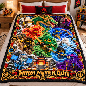 Elemental Warrior Christmas Blanket - Personalized Gifts For Action Figure Lovers 03TTLU071026