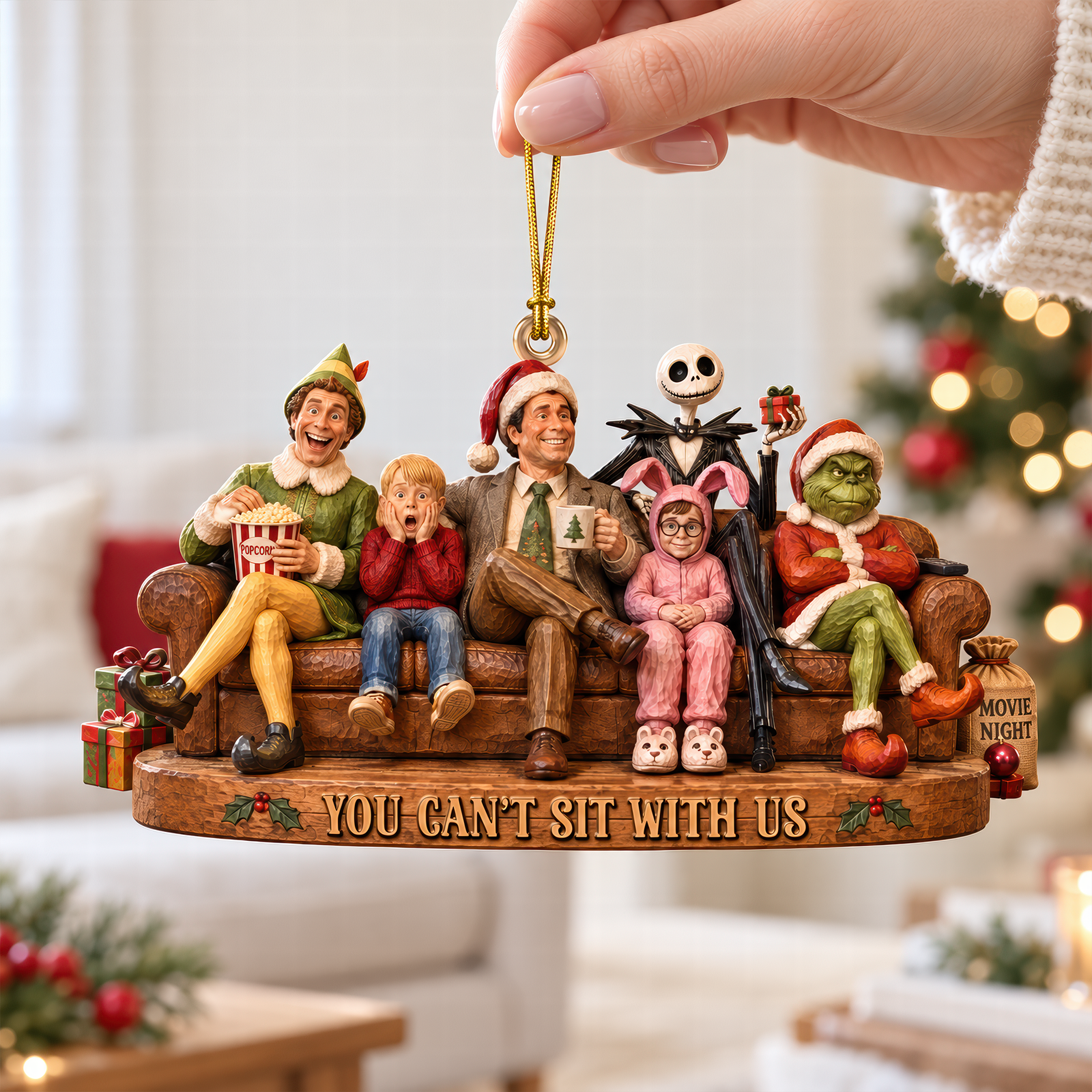 Holiday Legends Gathering Ornament - Personalized Gift For Christmas 04NAQN081026