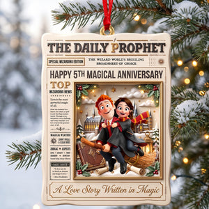 Eternal Affection Anniversary Ornament - Personalized Christmas Gifts For Couple 02TOQN180826