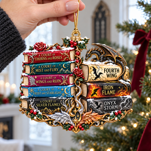 Enchanted Fantasy Books Acrylic Ornament - Personalized Gifts For Book Lovers 06NAQN300926
