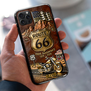 100th Anniversary Motorcycle Phone Case – Personalized Gifts For Bikers 04naqn060226