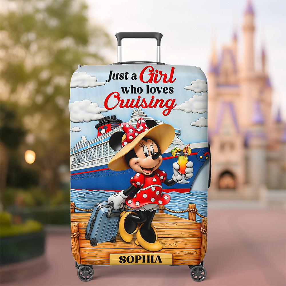 Cruising Couple Luggage Cover - Personalized Gifts For Couple 01NAQN200625-Homacus