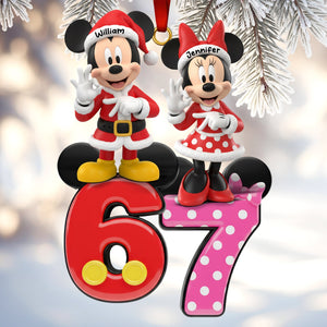 Funny Holiday Acrylic Ornament - Personalized Gifts For Couple 03naqn191125