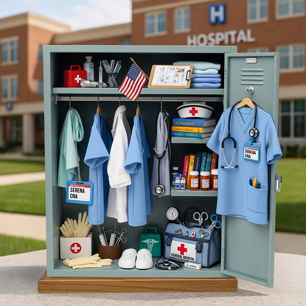 Nurse Personal Locker Acrylic Plaque Personalized Gifts For Nurse 05qhdt050625-Homacus