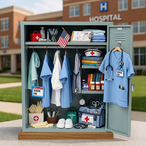 Nurse Personal Locker Acrylic Plaque Personalized Gifts For Nurse 05qhdt050625-Homacus