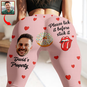 Naughty Couple Leggings - Custom Photo Gifts For Her 05kiqn031225