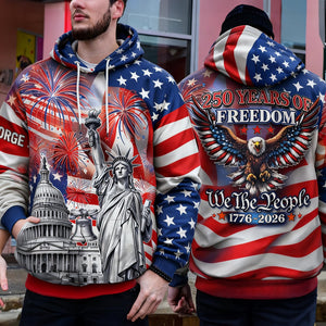 250th America Anniversary 3D Shirt - Personalized Gifts For Patriots 04hulu280126