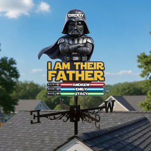 Futuristic Dad Metal Weather Vane - Personalized Gifts For Dads 01nadh140526