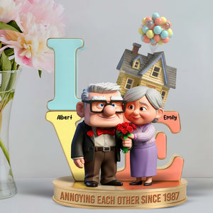Old Couple Acrylic Plaque - Personalized Gifts For Couple 03pgqn261125