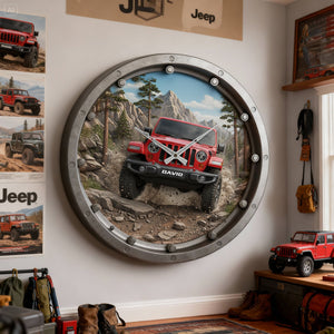 Adventure Off-Road Car Wall Clock - Personalized Gifts For Off-road Lovers 02KILU231225