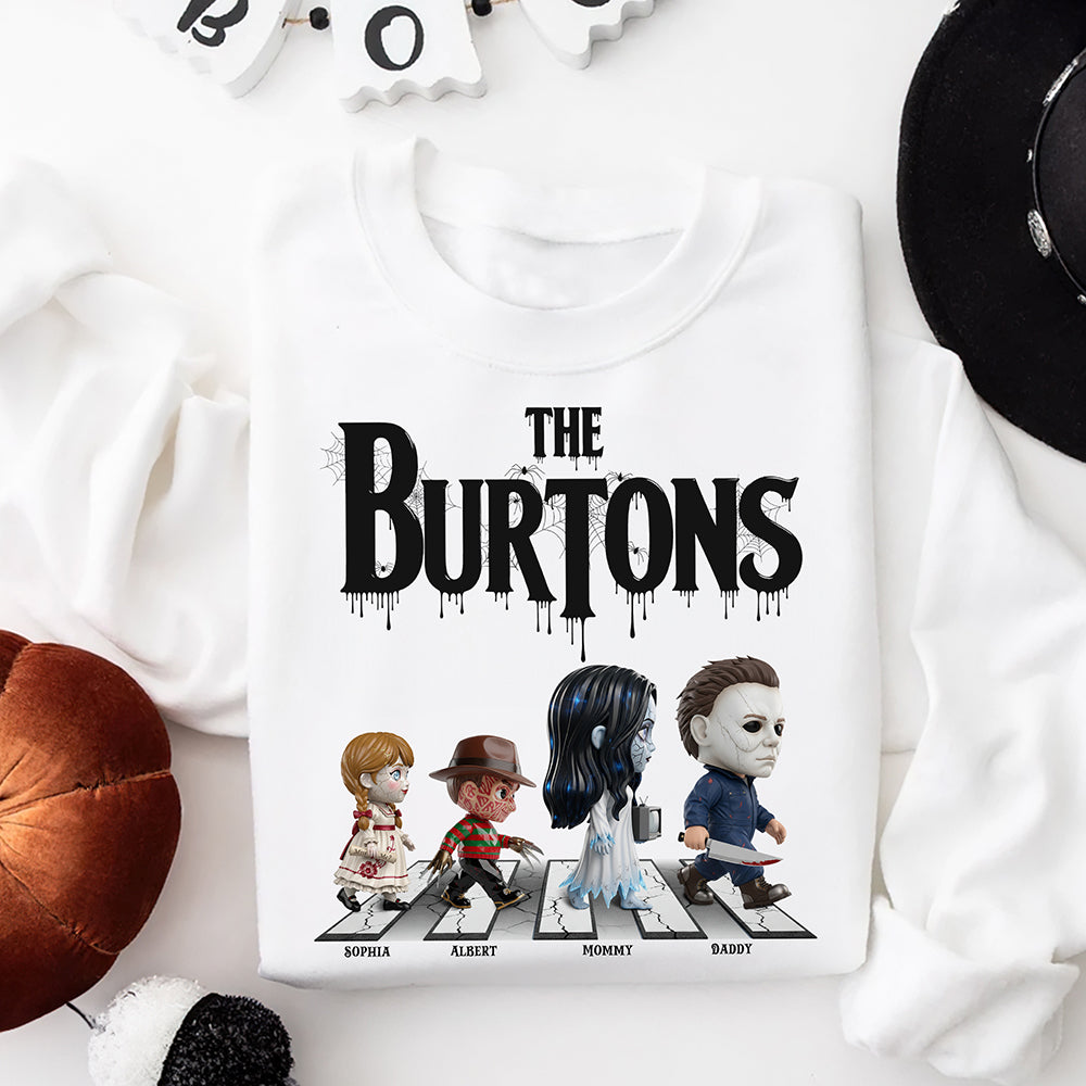 Creepy Family Shirt - Personalized Halloween Gifts For Family 01ohqn140825