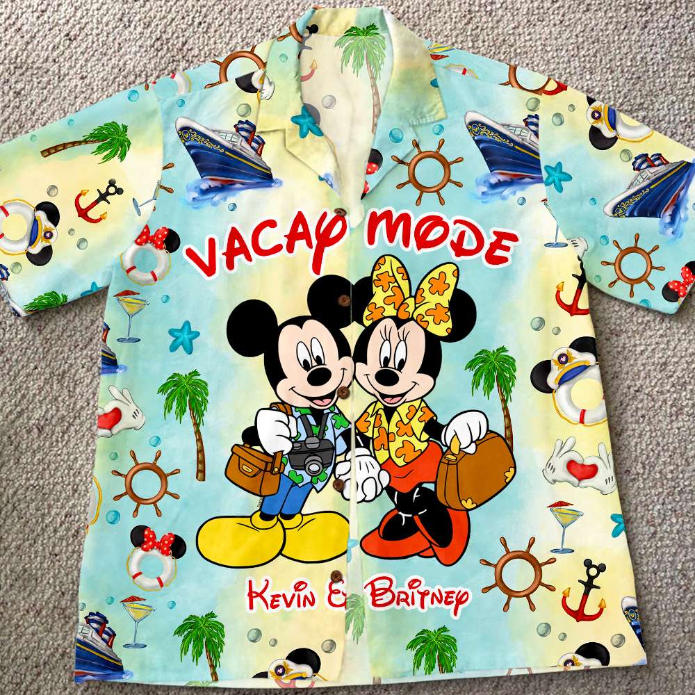 Personalized Gifts For Couple Hawaiian Shirt Cruising Vacation Couple 07QHDT170224 - Hawaiian Shirts - GoDuckee