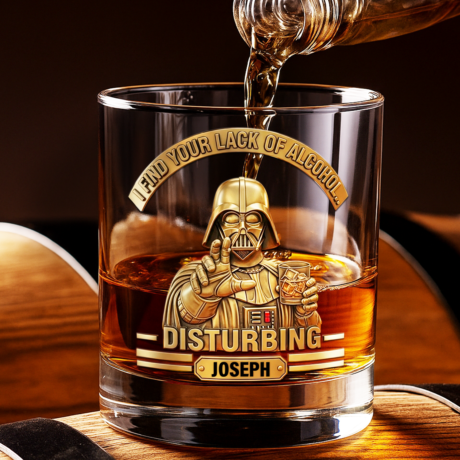 Cosmic Guardian Drinking Glass - Personalized Gifts For Him 06TOLU210825