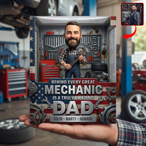 Amazing Mechanic Dad Acrylic Plaque - Custom Photo Gifts For Dads 04paqn260326