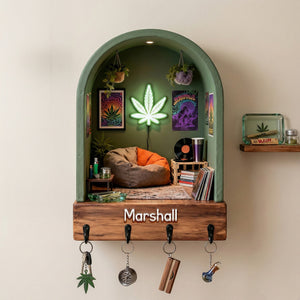 Chill Space Key Hanger - Personalized Gifts For Stoners 04tomg171225