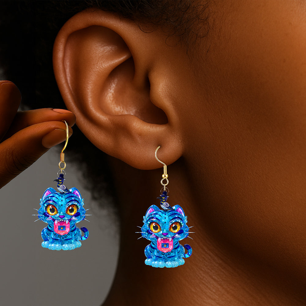 Fantasy Acrylic Earrings - Personalized Gifts For Animation Fans 03naqn030925