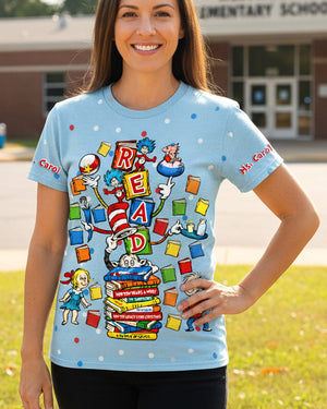 Read 3D Shirt - Personalized Gifts For Book Lovers 02humg090226