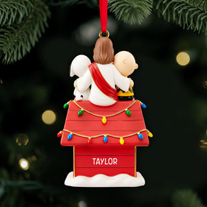 In Jesus Christ Arms Acrylic Ornament - Personalized Gifts For Christians 04QHLU211025