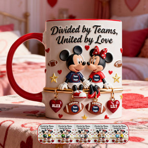 United By Love Coffee Accent Mug - Personalized Gift For Sporty Couples 01NAMG070126