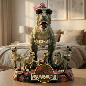 Mama Saurus Acrylic Plaque - Personalized Gifts For Mother's Day 01hyta020226