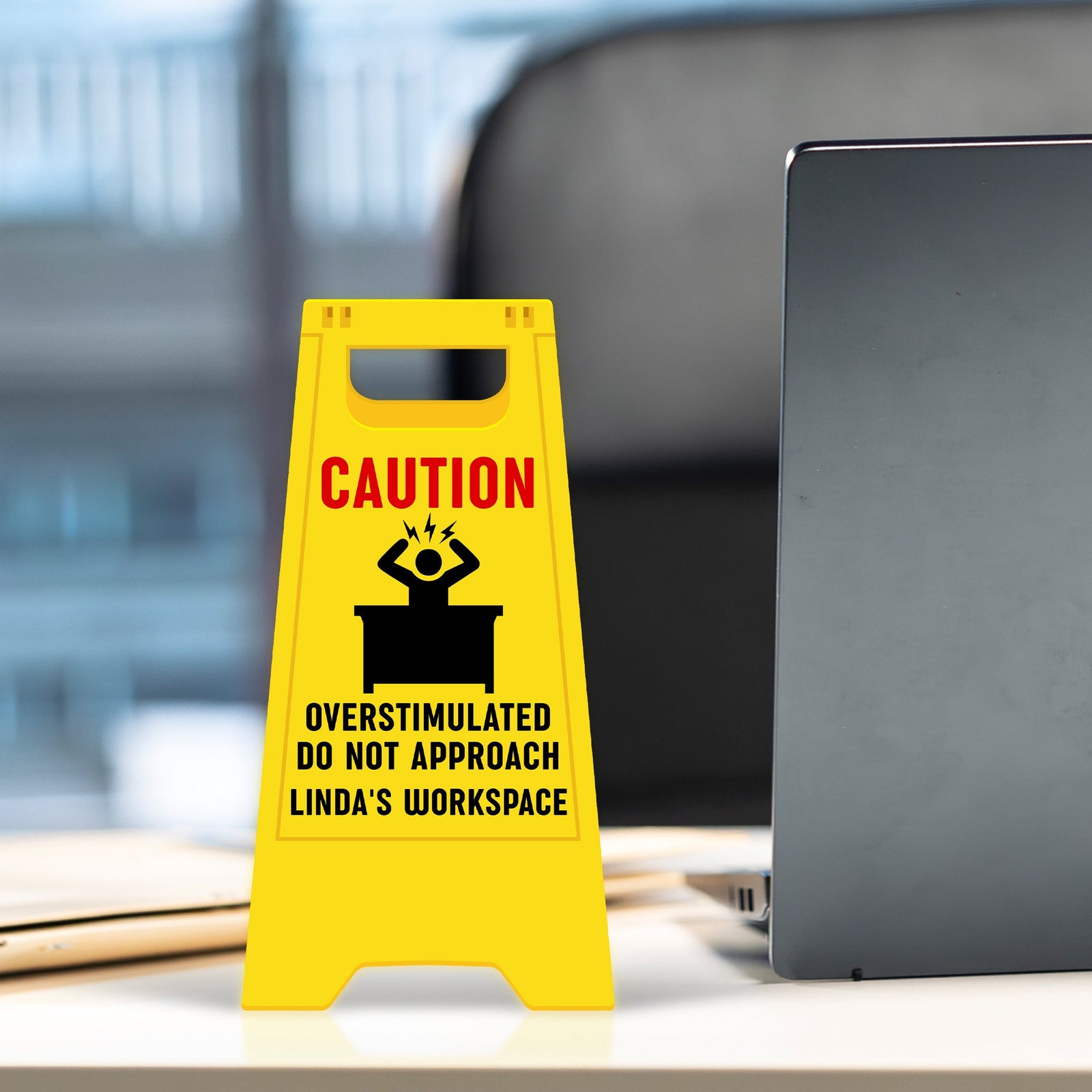 Funny Office Warning Acrylic Plaque – Personalized Gifts For Coworkers 06huqn171125 - Shaped Plaques - GoDuckee