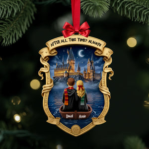 Eternal Love Journey Ornament - Personalized Gift For Couples 04HULU231025