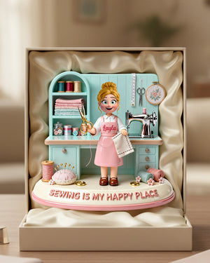 Sewing Room Acrylic Plaque - Personalized Gifts For Sewing Lovers 05pgmg120226 - Shaped Plaques - GoDuckee