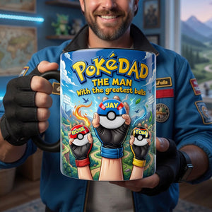Dad And Little Champions Magic Mug - Personalized Gifts For Dad 05NALU070526