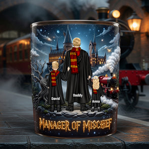 Father And Kids Enchanted Glass Mug Personalized Gifts For Dad 01TYQN260526