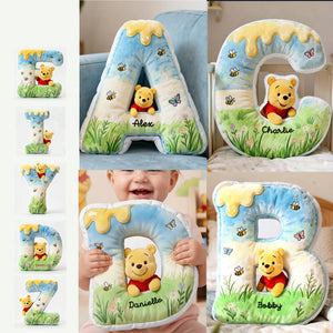 Cute Initial Letter Alphabet Custom Shape Pillow, Personalized Gifts For Kids 03qhmg181125