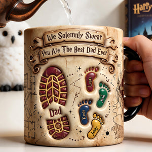 The Best Dad Heat Changing Mug - Personalized Gifts For Dads 02nadt220526