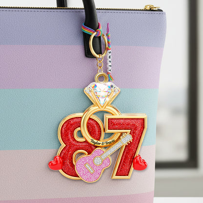 Sparkling Diamond Ring Keychain - Personalized Christmas Gifts For Couple 04OHMG290825