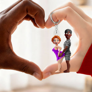 Sassy Couple Keychain - Personalized Gifts For Couple 01ohlu240126