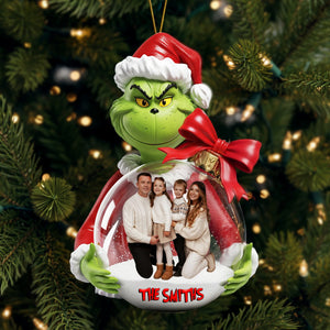 Personalized Gifts For Christmas, Family Custom Photo Acrylic Ornament 06pglu251025-Homacus