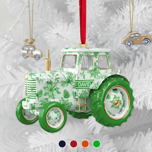 Personalized Gifts For Farmers Christmas Ornament 02pgmg011025
