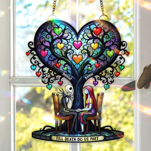 Eternal Love Tree Suncatcher  - Personalized Gifts For Couple 05PGLU160725