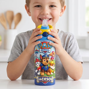Rescue The World Adventure 12oz Colorful Kid Tumbler - Personalized Gifts For Kids 08tyqn290726