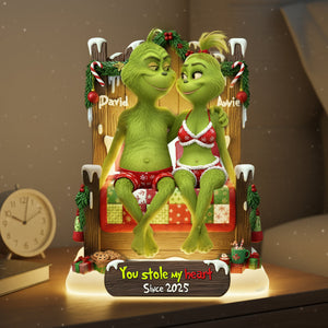 Stole My Heart Acrylic Light Box - Personalized Gifts For Couple 04tolu011125